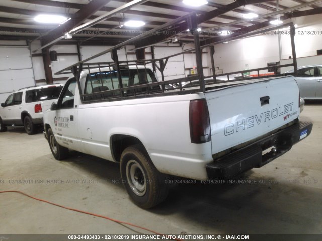 1GCFC24H0SZ204356 - 1995 CHEVROLET GMT-400 C2500 WHITE photo 3