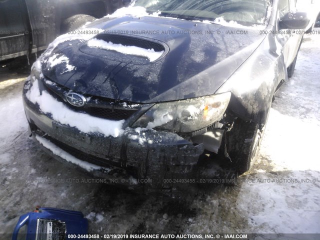 JF1GV7E68BG513602 - 2011 SUBARU IMPREZA WRX GRAY photo 6