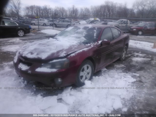 2G2WP552581127814 - 2008 PONTIAC GRAND PRIX MAROON photo 2