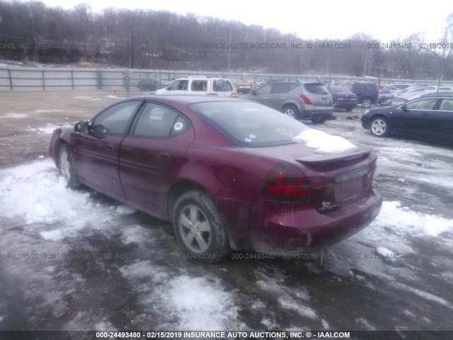 2G2WP552581127814 - 2008 PONTIAC GRAND PRIX MAROON photo 3