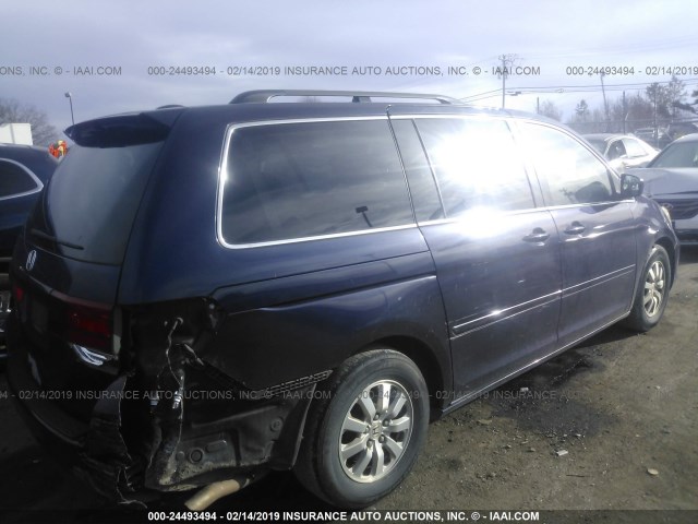 5FNRL38658B067876 - 2008 HONDA ODYSSEY EXL Dark Blue photo 6