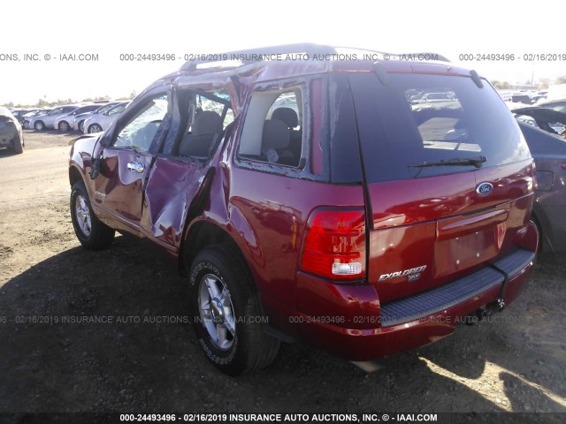 1FMZU73K15ZA14585 - 2005 FORD EXPLORER XLT/XLT SPORT/NBX RED photo 3