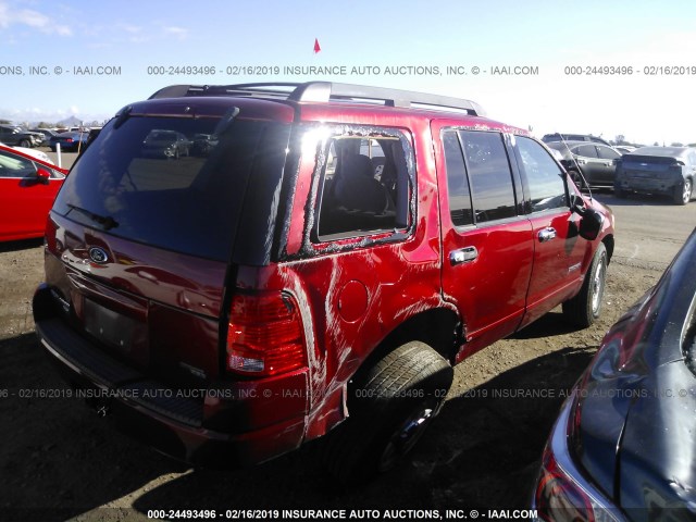 1FMZU73K15ZA14585 - 2005 FORD EXPLORER XLT/XLT SPORT/NBX Qırmızı foto 4