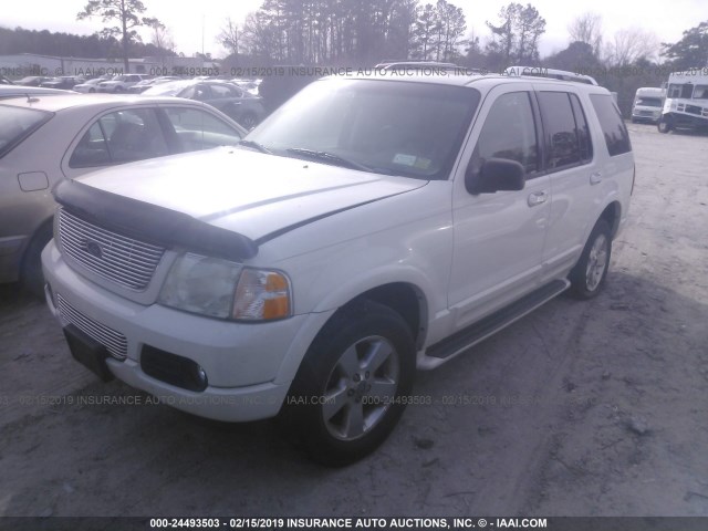 1FMDU75K73ZB06370 - 2003 FORD EXPLORER LIMITED WHITE photo 2