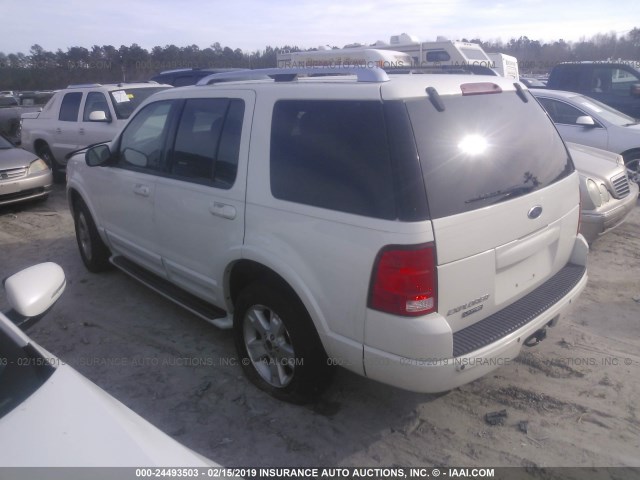 1FMDU75K73ZB06370 - 2003 FORD EXPLORER LIMITED WHITE photo 3