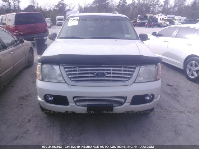 1FMDU75K73ZB06370 - 2003 FORD EXPLORER LIMITED WHITE photo 6