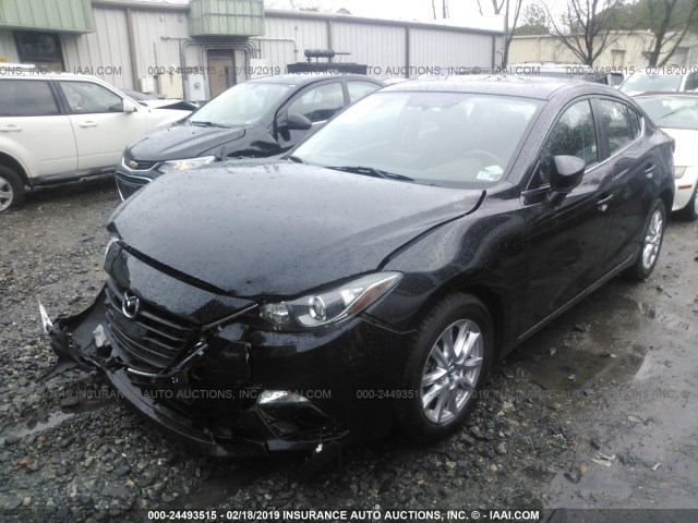 JM1BM1V76E1156960 - 2014 MAZDA 3 TOURING BLACK photo 2