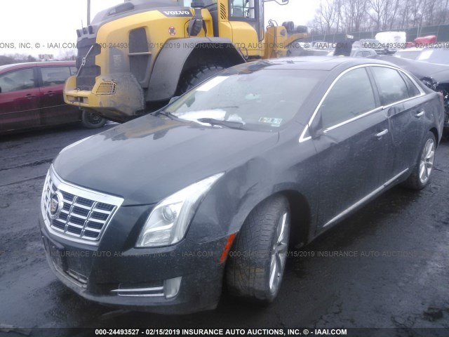 2G61S5S37D9218809 - 2013 CADILLAC XTS PREMIUM COLLECTION GRAY photo 2