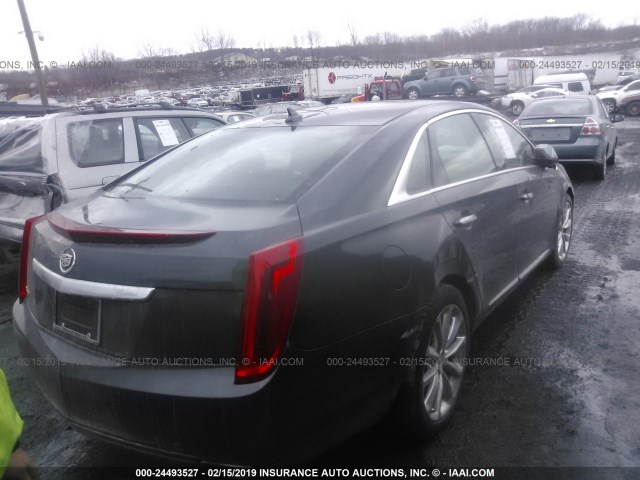 2G61S5S37D9218809 - 2013 CADILLAC XTS PREMIUM COLLECTION GRAY photo 4