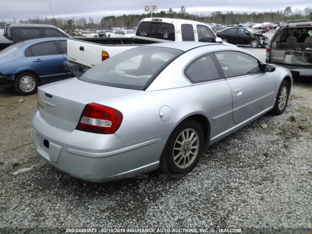 4C3AG42G94E127701 - 2004 CHRYSLER SEBRING LX SILVER photo 4