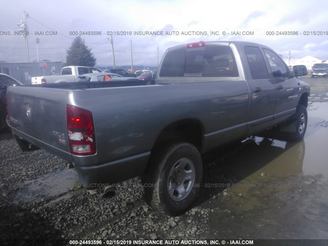 1D7KS28C26J238115 - 2006 DODGE RAM 2500 ST/SLT GRAY photo 4