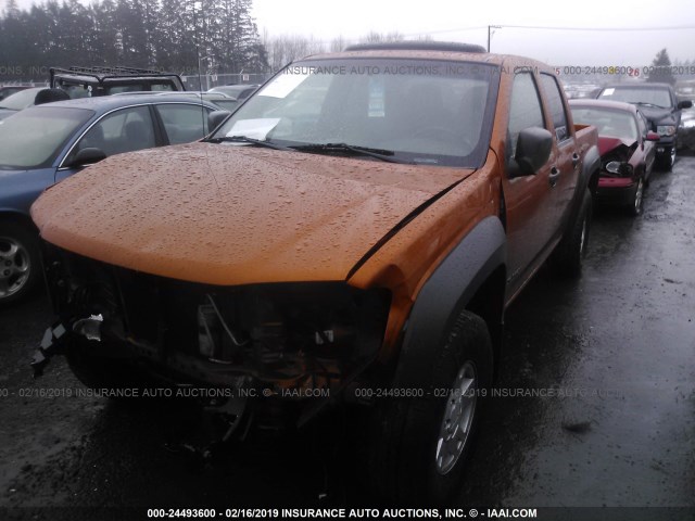 1GCDS136958204709 - 2005 CHEVROLET COLORADO ORANGE photo 2