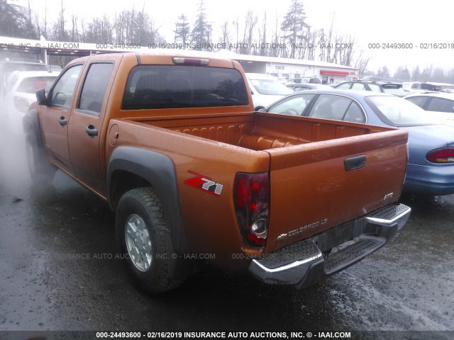 1GCDS136958204709 - 2005 CHEVROLET COLORADO ORANGE photo 3