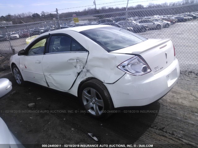 1G2ZG57B684190015 - 2008 PONTIAC G6 SE WHITE photo 3