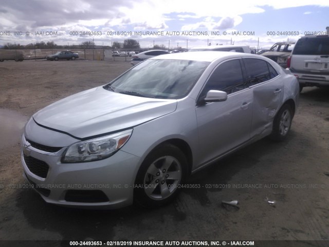 1G11C5SA1GU158101 - 2016 CHEVROLET MALIBU LIMITED LT SILVER photo 2