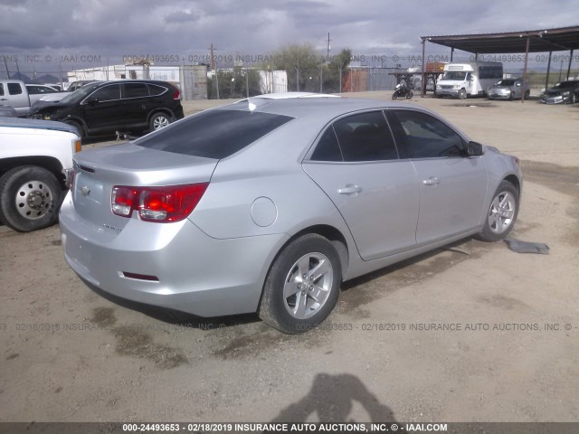 1G11C5SA1GU158101 - 2016 CHEVROLET MALIBU LIMITED LT SILVER photo 4