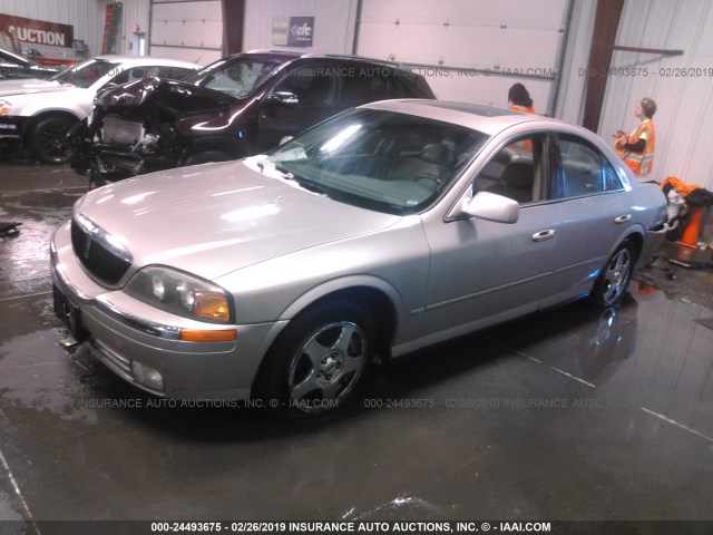 1LNHM86S11Y731243 - 2001 LINCOLN LS GOLD photo 2