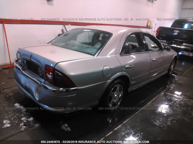 1LNHM86S11Y731243 - 2001 LINCOLN LS GOLD photo 4