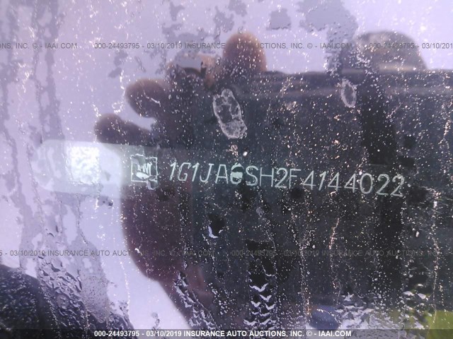 1G1JA6SH2F4144022 - 2015 CHEVROLET SONIC LS 红色 照片 9