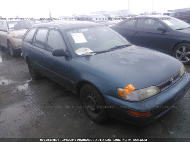 JT2AE09V8R0072381 - 1994 TOYOTA COROLLA DX BLUE photo 1