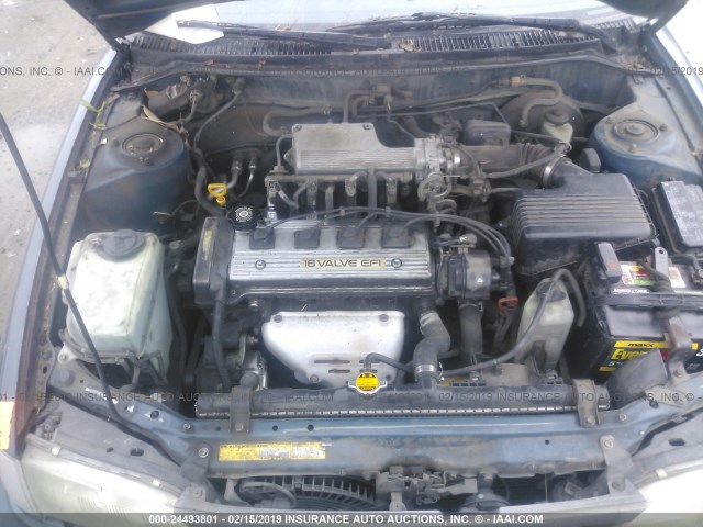 JT2AE09V8R0072381 - 1994 TOYOTA COROLLA DX BLUE photo 10