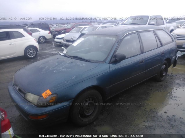 JT2AE09V8R0072381 - 1994 TOYOTA COROLLA DX BLUE photo 2