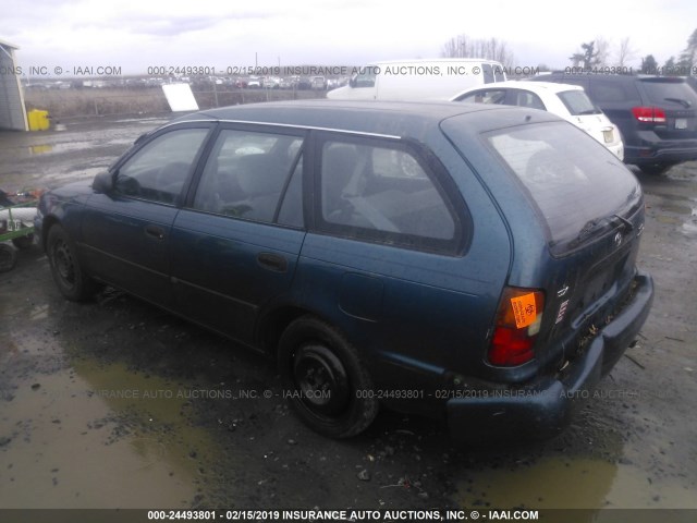 JT2AE09V8R0072381 - 1994 TOYOTA COROLLA DX BLUE photo 3