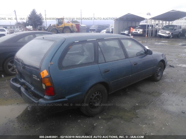 JT2AE09V8R0072381 - 1994 TOYOTA COROLLA DX BLUE photo 4