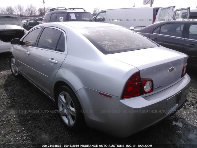 1G1ZG57B89F112295 - 2009 CHEVROLET MALIBU LS SILVER photo 3