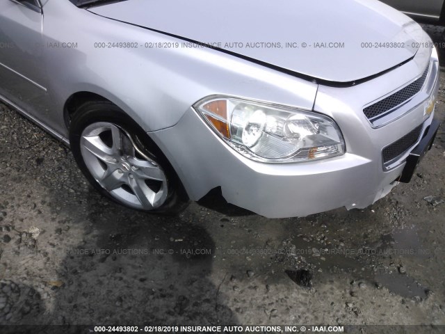 1G1ZG57B89F112295 - 2009 CHEVROLET MALIBU LS SILVER photo 6