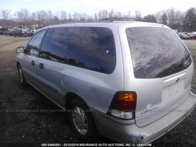 2FMDA5140YBB83385 - 2000 FORD WINDSTAR LX GRAY photo 3