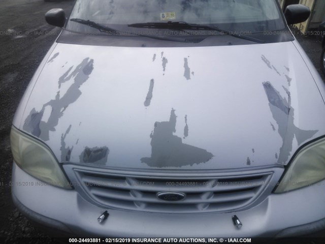 2FMDA5140YBB83385 - 2000 FORD WINDSTAR LX GRAY photo 6