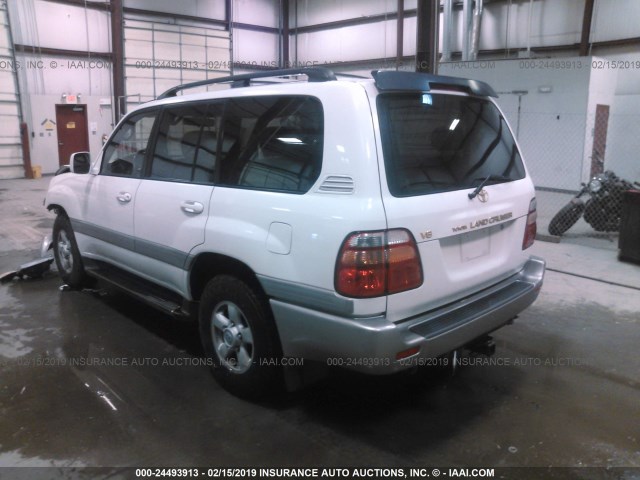 JT3HT05J6X0056910 - 1999 TOYOTA LAND CRUISER  WHITE photo 3