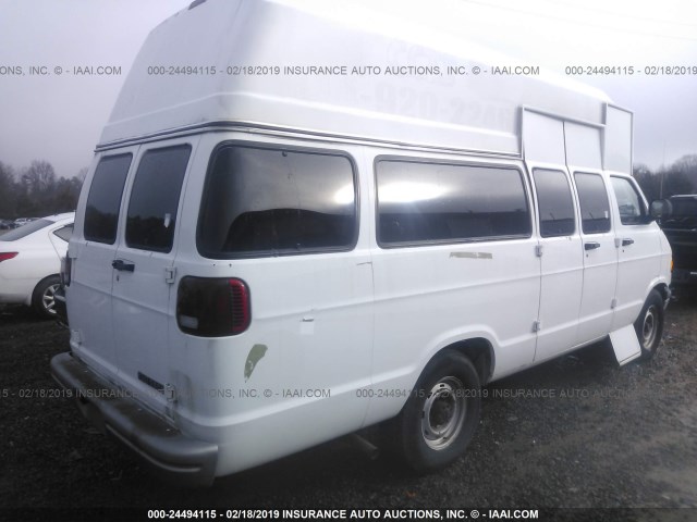 2D7LB31Z83K526942 - 2003 DODGE RAM VAN B3500 WHITE photo 4