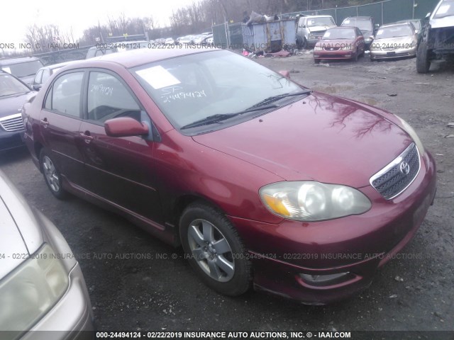 2T1BR32EX5C439759 - 2005 TOYOTA COROLLA CE/LE/S BURGUNDY photo 1