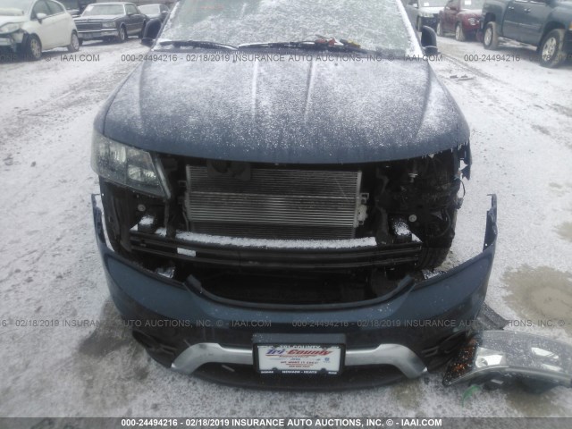 3C4PDCGB3FT572784 - 2015 DODGE JOURNEY CROSSROAD BLUE photo 6