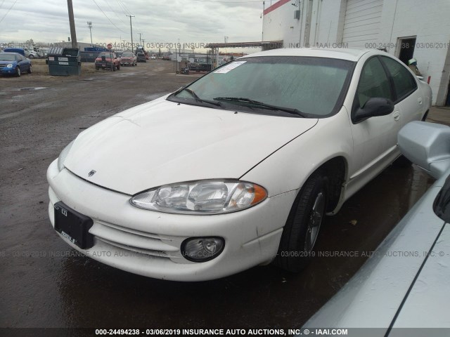 2B3HD56G63H522741 - 2003 DODGE INTREPID ES WHITE photo 2