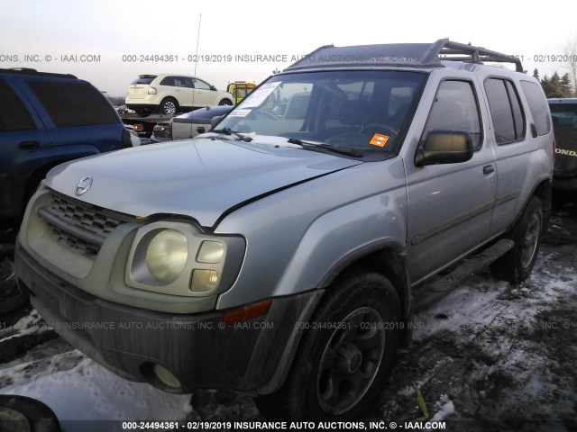 5N1MD28Y32C549913 - 2002 NISSAN XTERRA SE/SC SILVER photo 2