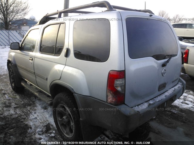 5N1MD28Y32C549913 - 2002 NISSAN XTERRA SE/SC SILVER photo 3