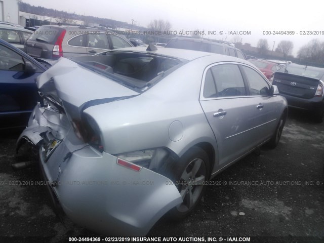 1G1ZD5E04CF358147 - 2012 CHEVROLET MALIBU 2LT SILVER photo 4