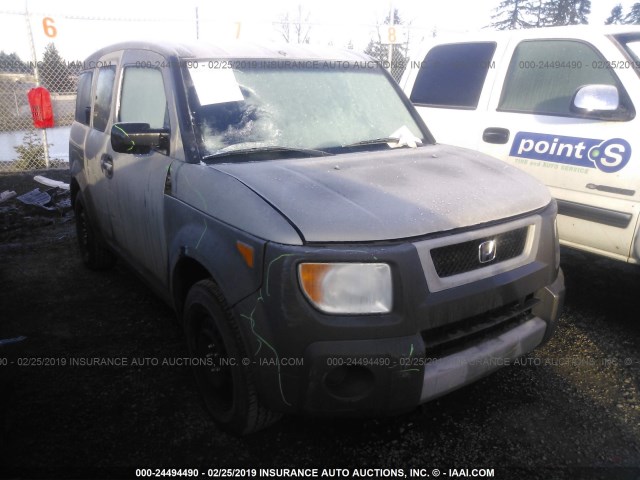 5J6YH17614L014984 - 2004 HONDA ELEMENT EX GRAY photo 1