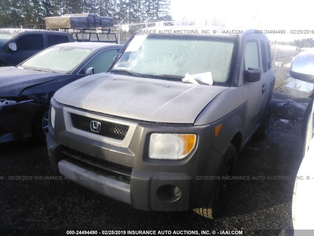 5J6YH17614L014984 - 2004 HONDA ELEMENT EX GRAY photo 2