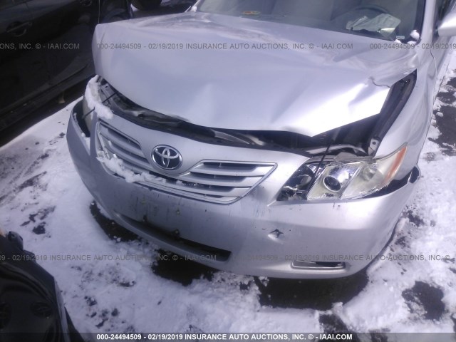 4T1BE46K77U185866 - 2007 TOYOTA CAMRY NEW GENERAT CE/LE/XLE/SE SILVER photo 6