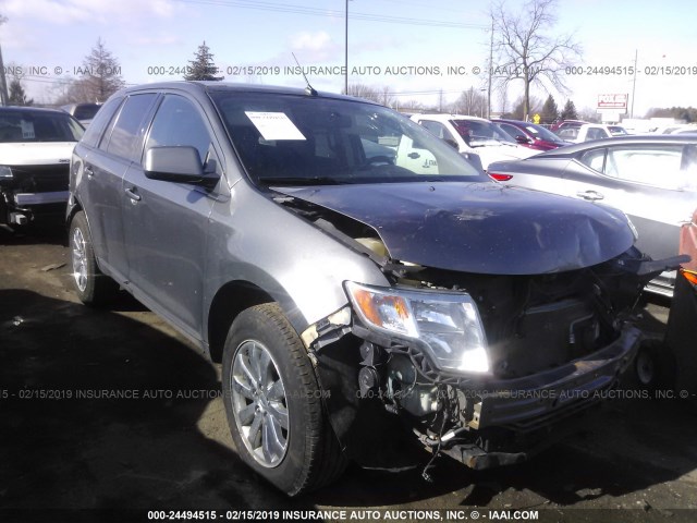 2FMDK3JCXABA16983 - 2010 FORD EDGE SEL GRAY photo 1