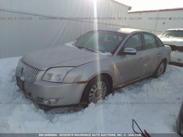 1MEHM40W88G604948 - 2008 MERCURY SABLE LUXURY SILVER photo 2