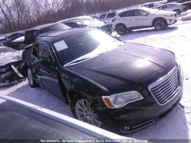 2C3CCARG9EH347196 - 2014 CHRYSLER 300 BLACK photo 1