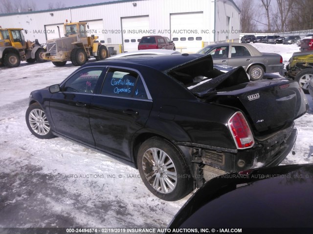 2C3CCARG9EH347196 - 2014 CHRYSLER 300 BLACK photo 3