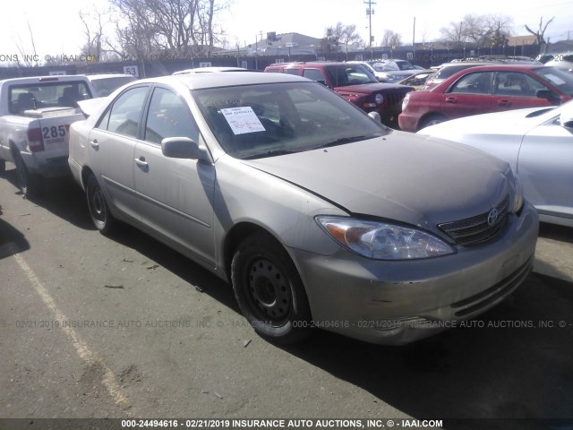 4T1BF32K23U567018 - 2003 TOYOTA CAMRY LE/XLE/SE GOLD photo 1