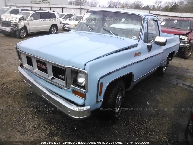 TCY143S506049 - 1973 GMC C1500 BLUE photo 2