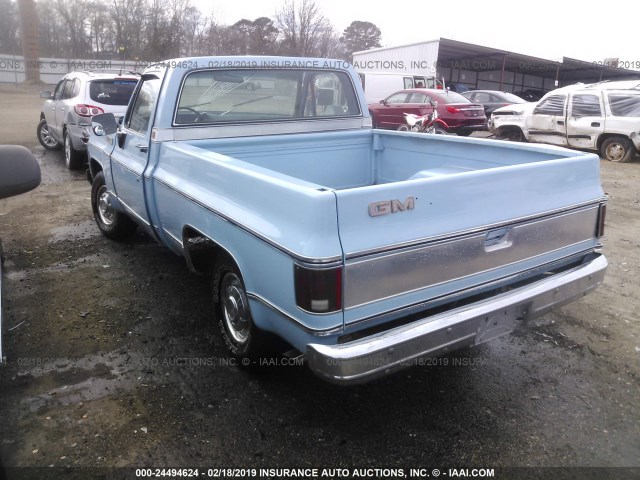 TCY143S506049 - 1973 GMC C1500 BLUE photo 3